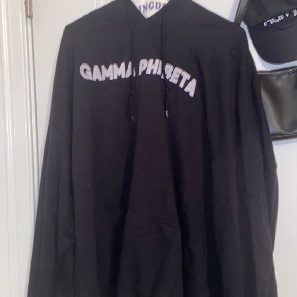 Black Gamma Phi Beta Sorority Hoodie Size XXL - Picture 2 of 5